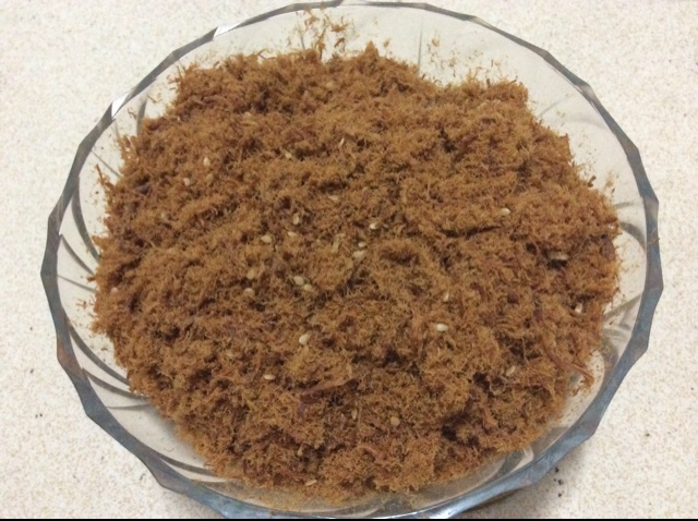 松下面包机105做美珍香海苔肉松