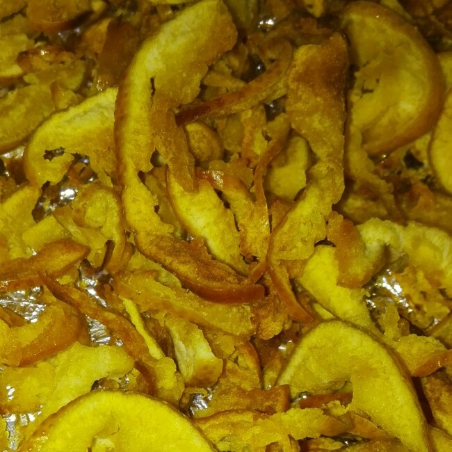 清香爽口柚子皮糖（简易版免过夜）