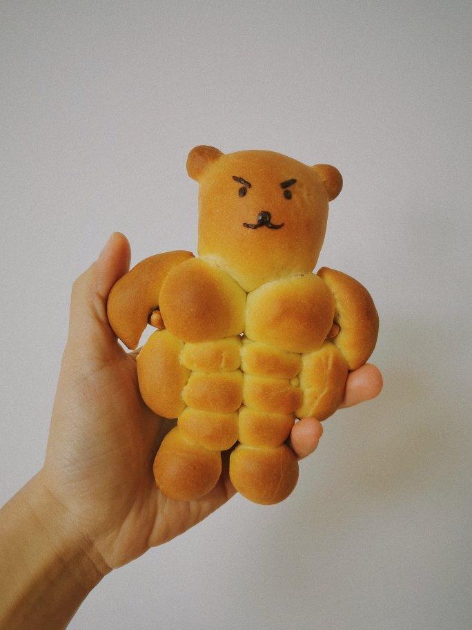 💪🏻🐻肌肉熊面包