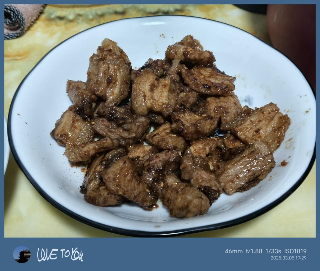 香煎五花肉
