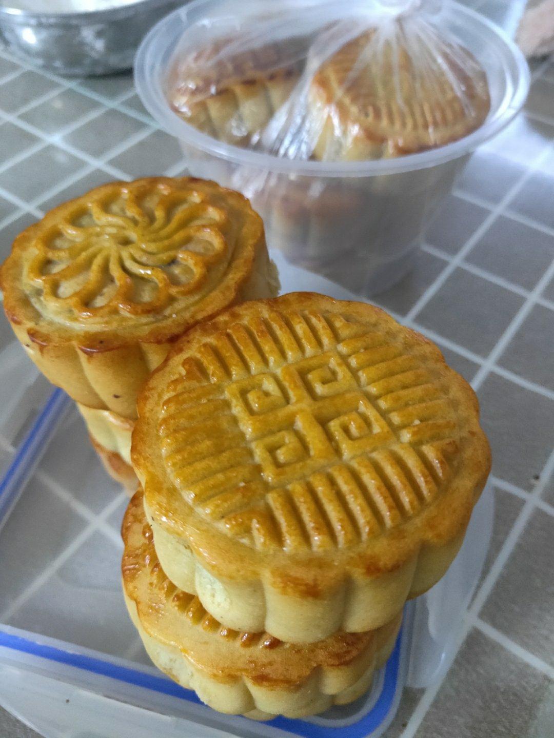 豆沙月饼（低油少糖甜而不腻）