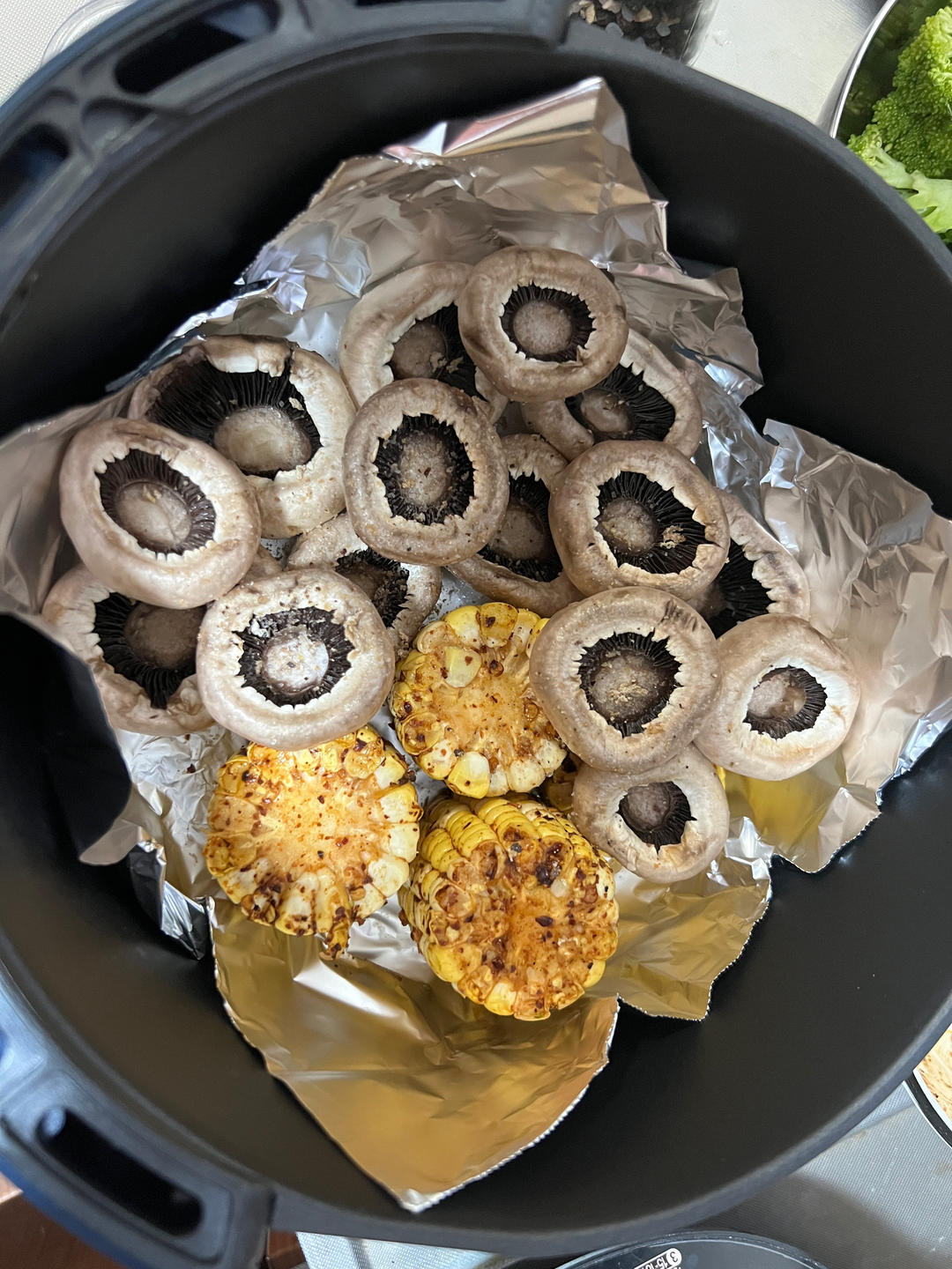 零难度烤口蘑（空气炸锅版）