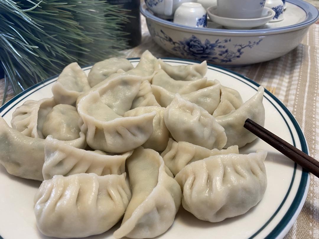 手工揉面三分钟，又韧又薄又好包的饺子皮