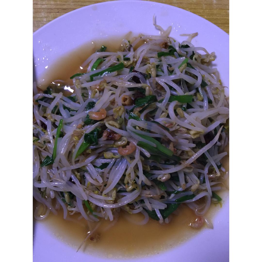 素炒豆芽