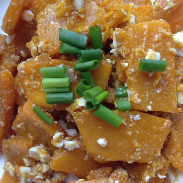 咸蛋焗南瓜（全蛋版）