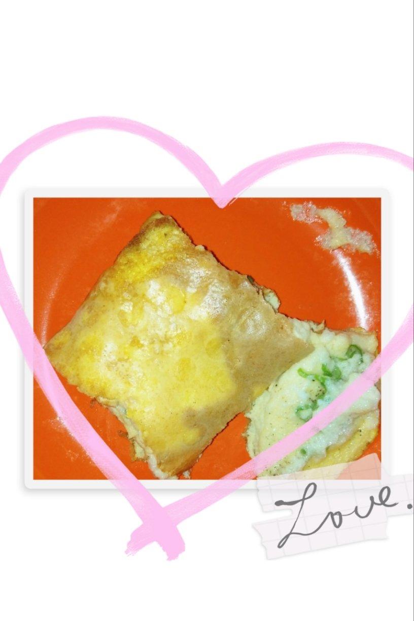 蓬松煎蛋饼