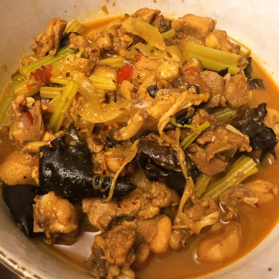 大学旁边的重庆鸡公煲（0失败的做法）