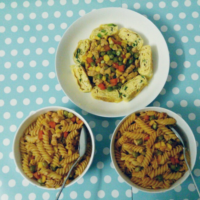 两个人的午晚餐日志