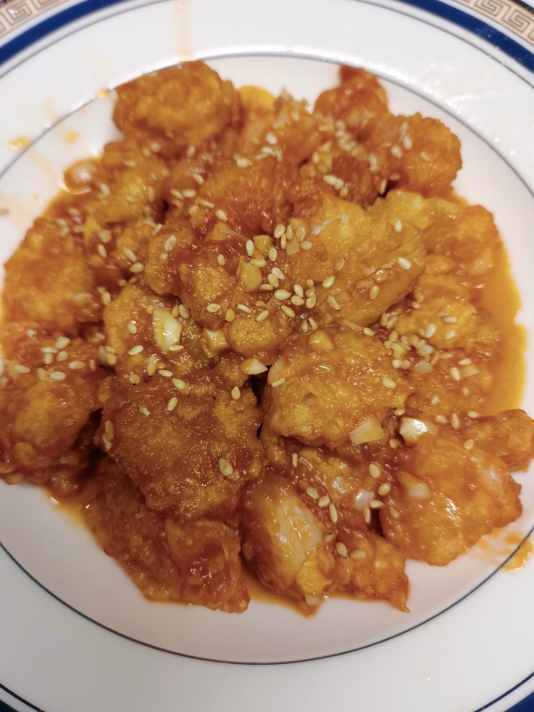 茄汁虾仁