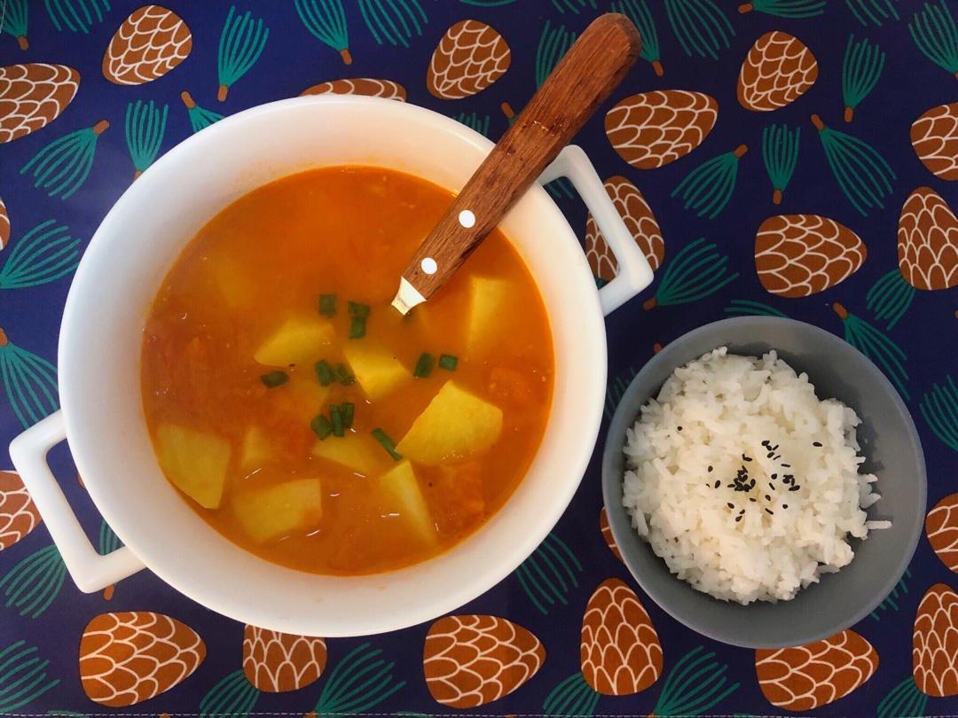 番茄土豆浓汤