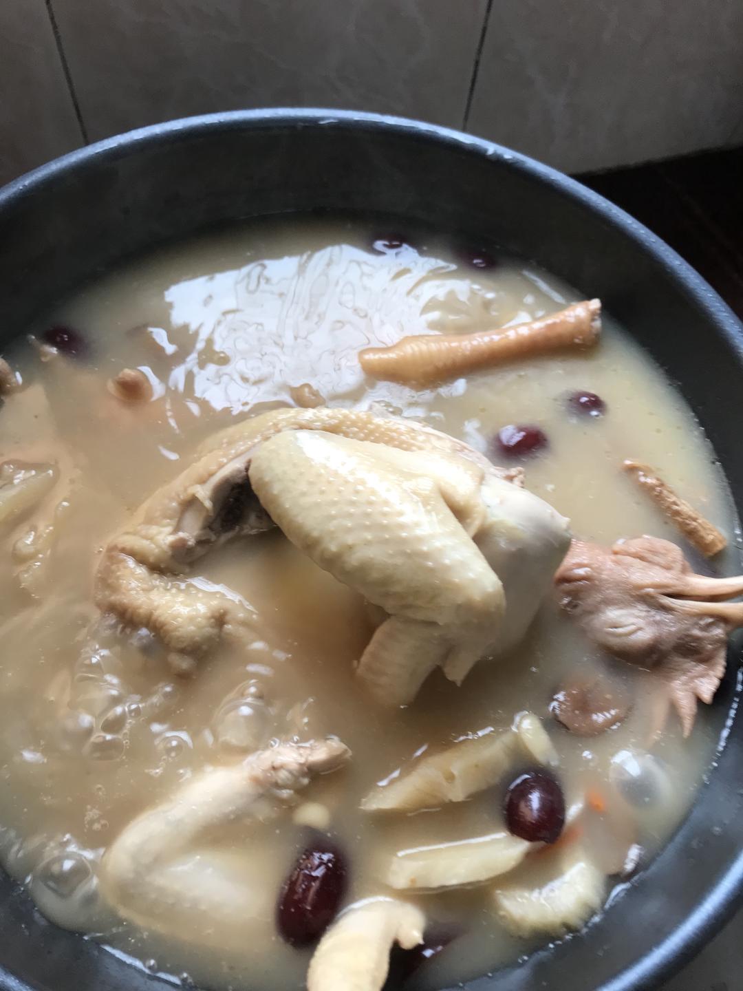 粉葛鸡汤和白切鸡的做法 步骤11