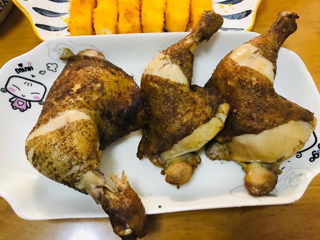 【花椒烤春鸡】烤鸡脆嫩多汁，还是广东人的方法最妙！