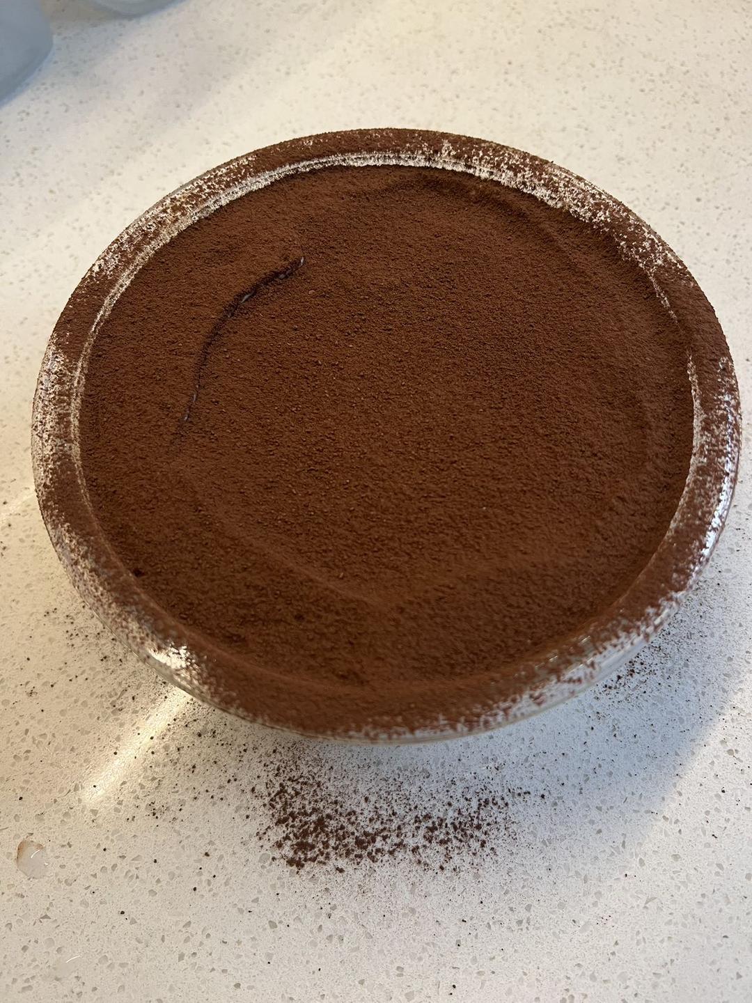 在欧洲学会的经典版提拉米苏