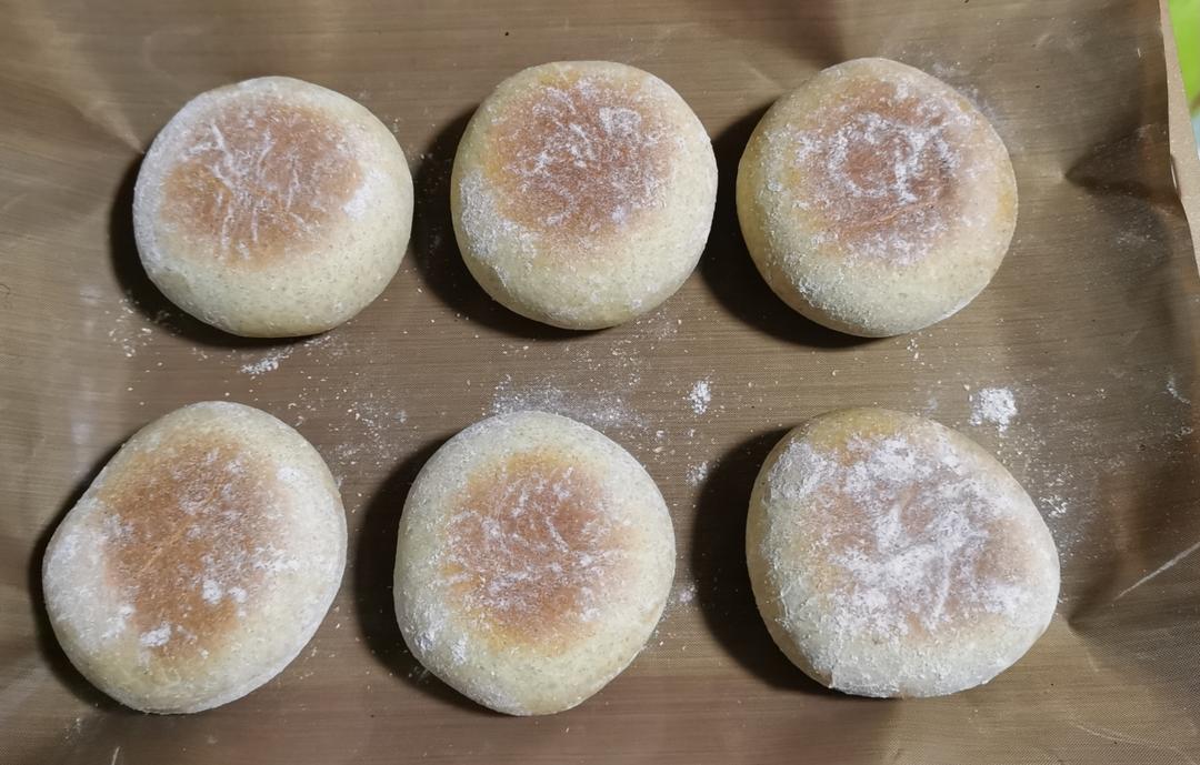 英式全麦麦芬，无需厨师机