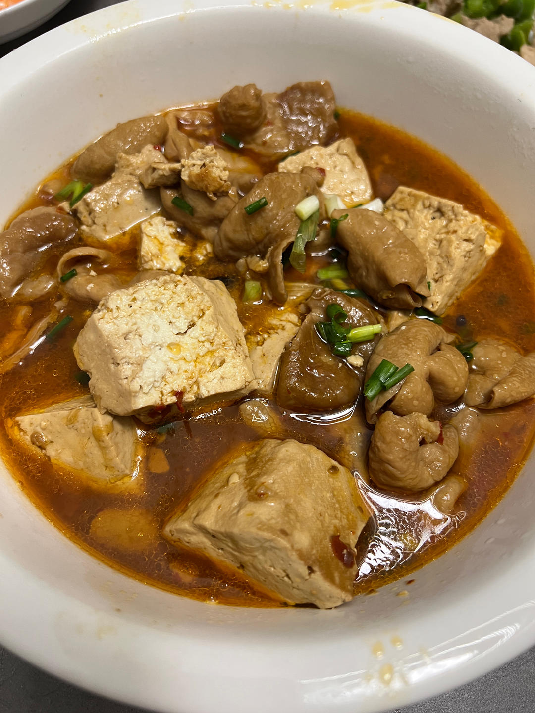 肥肠炖豆腐