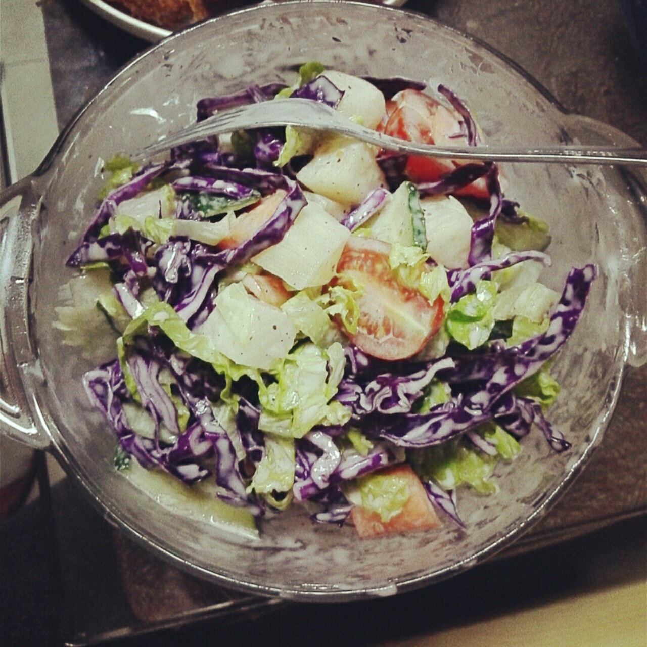 减肥系列=每顿一杯＋蔬果沙拉