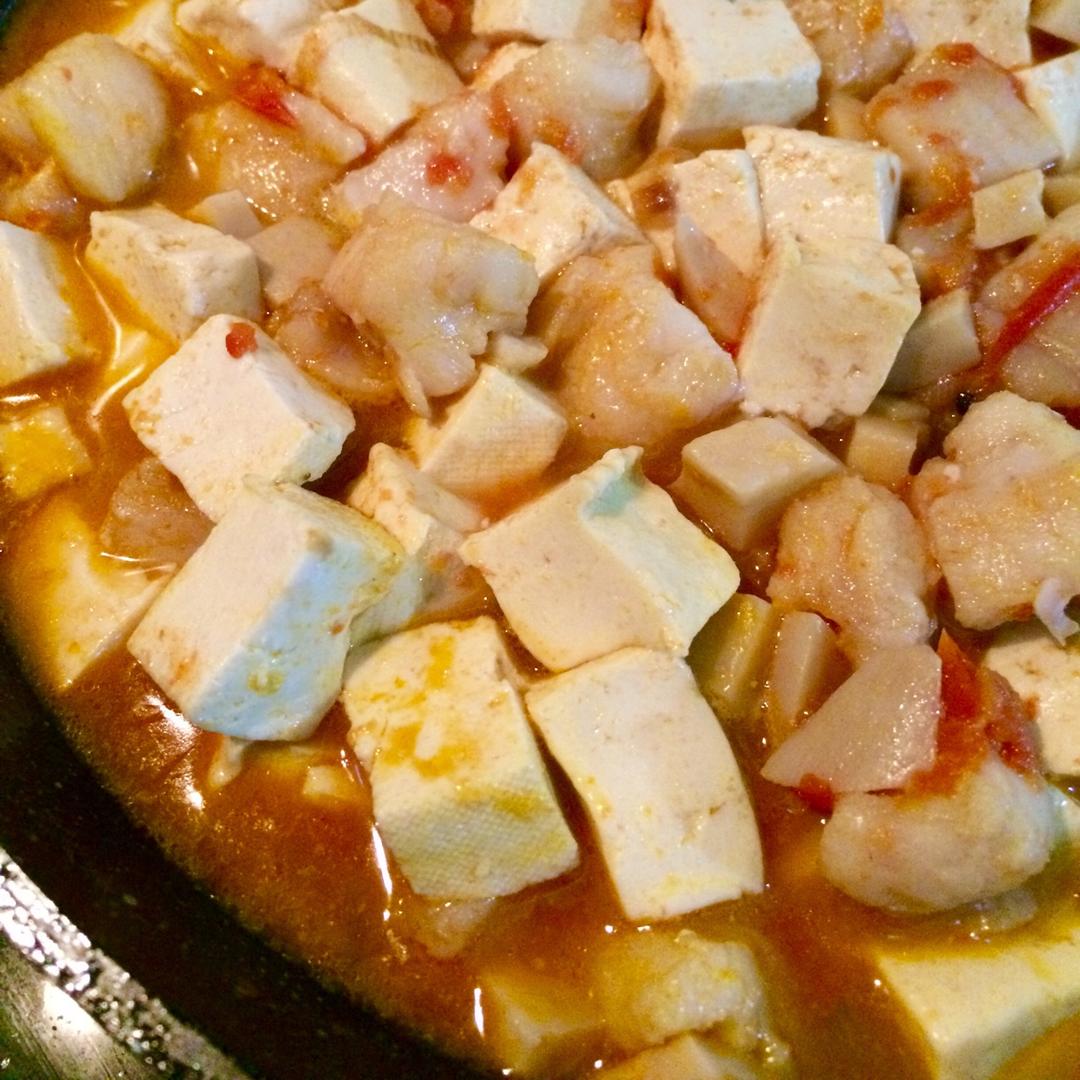 龙利鱼豆腐煲