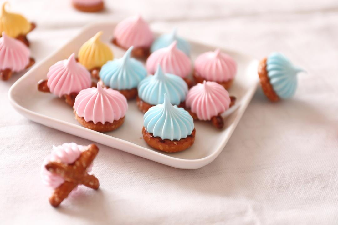 Meringues 马林糖 蛋白糖 （熬糖版）