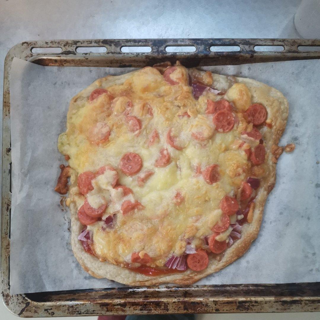 超快手！手抓饼披萨