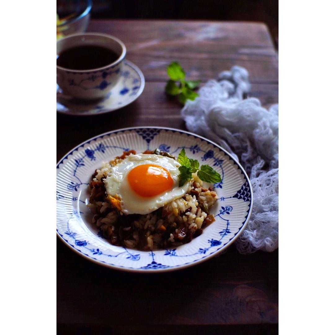 酸豆角炒饭