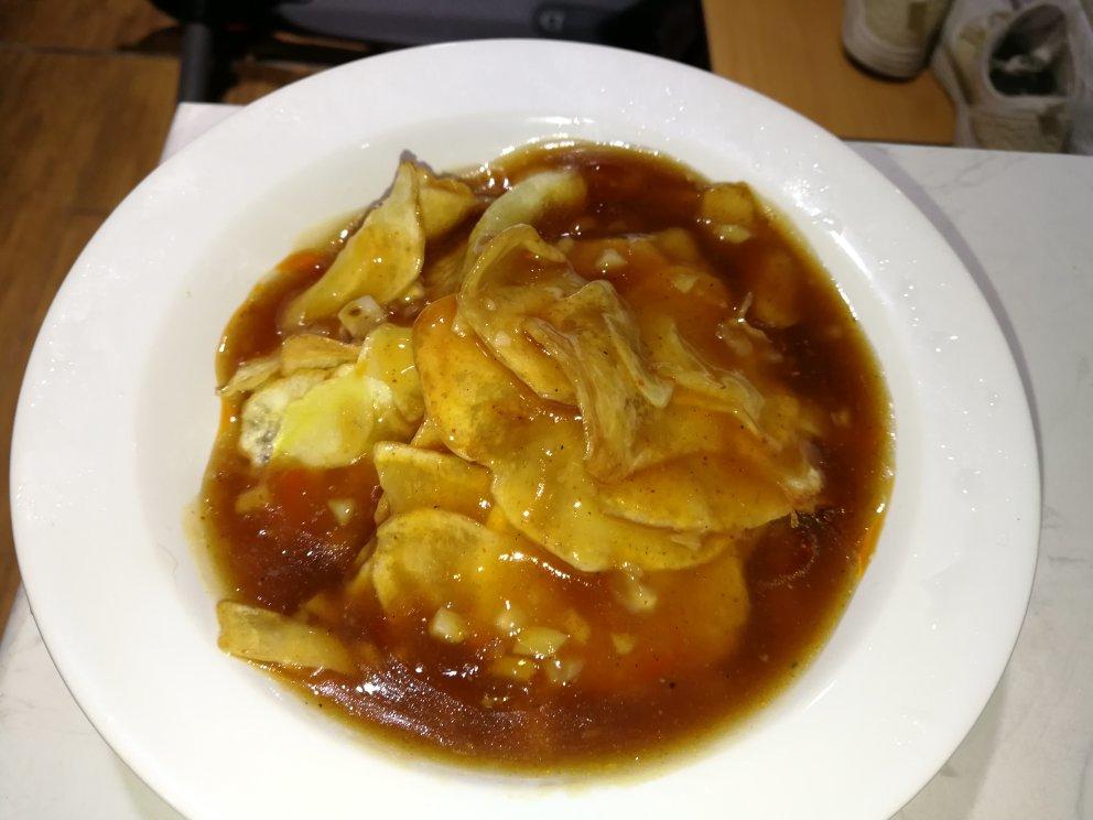 黄石炸土豆片～小时候路边摊的味道