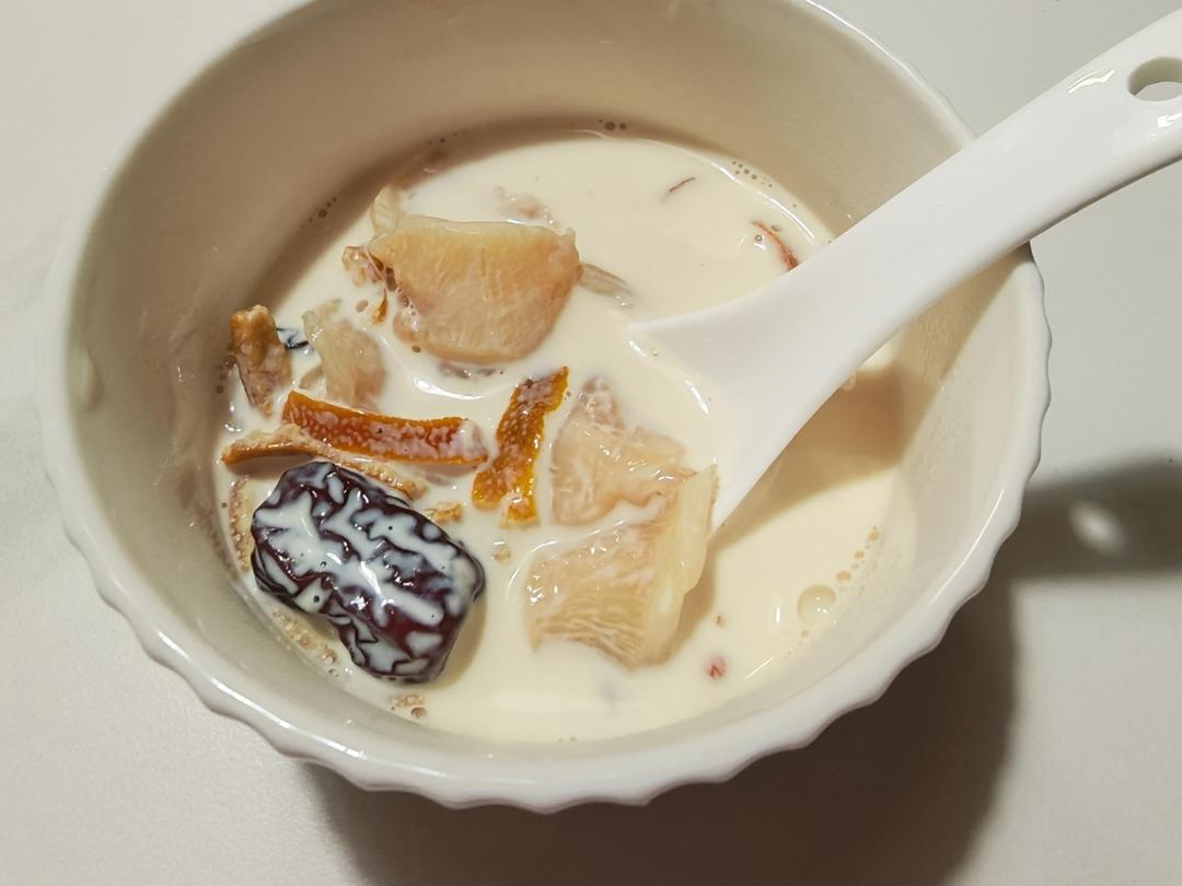 每天都想喝的🌸花胶陈皮炖奶🍮 【一点点点儿腥味都无】