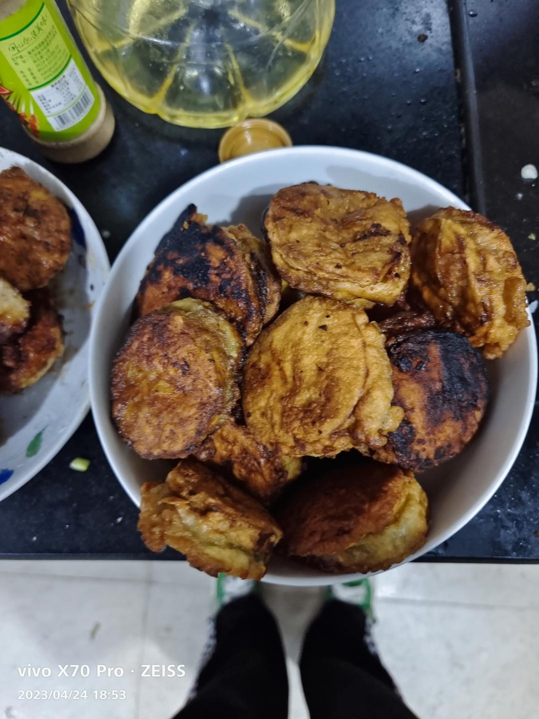 酥炸茄盒￨外酥里嫩