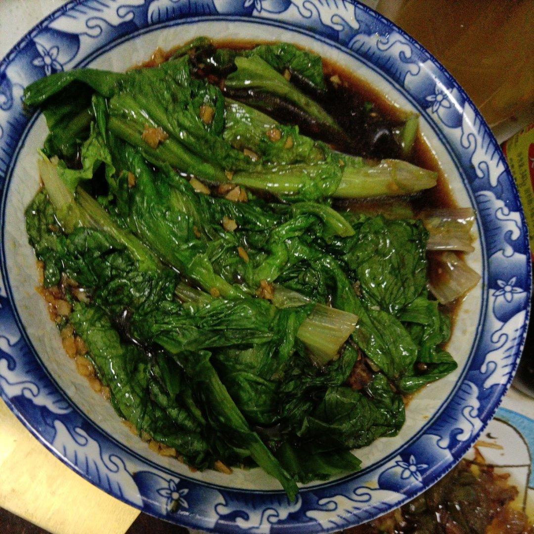 白灼生菜
