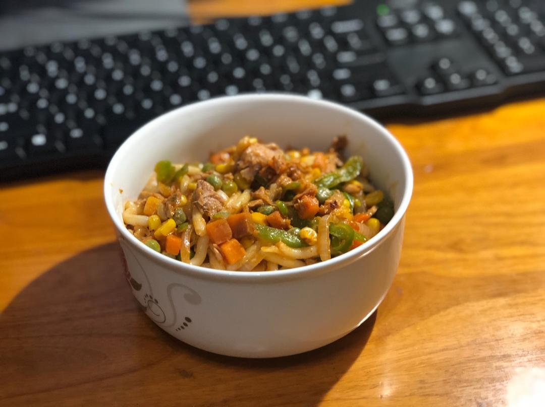 炒乌冬面