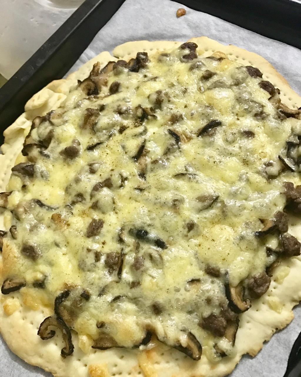 黑椒牛肉厚底披萨