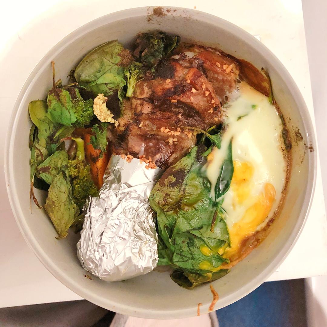 蔬菜醋烤鸡