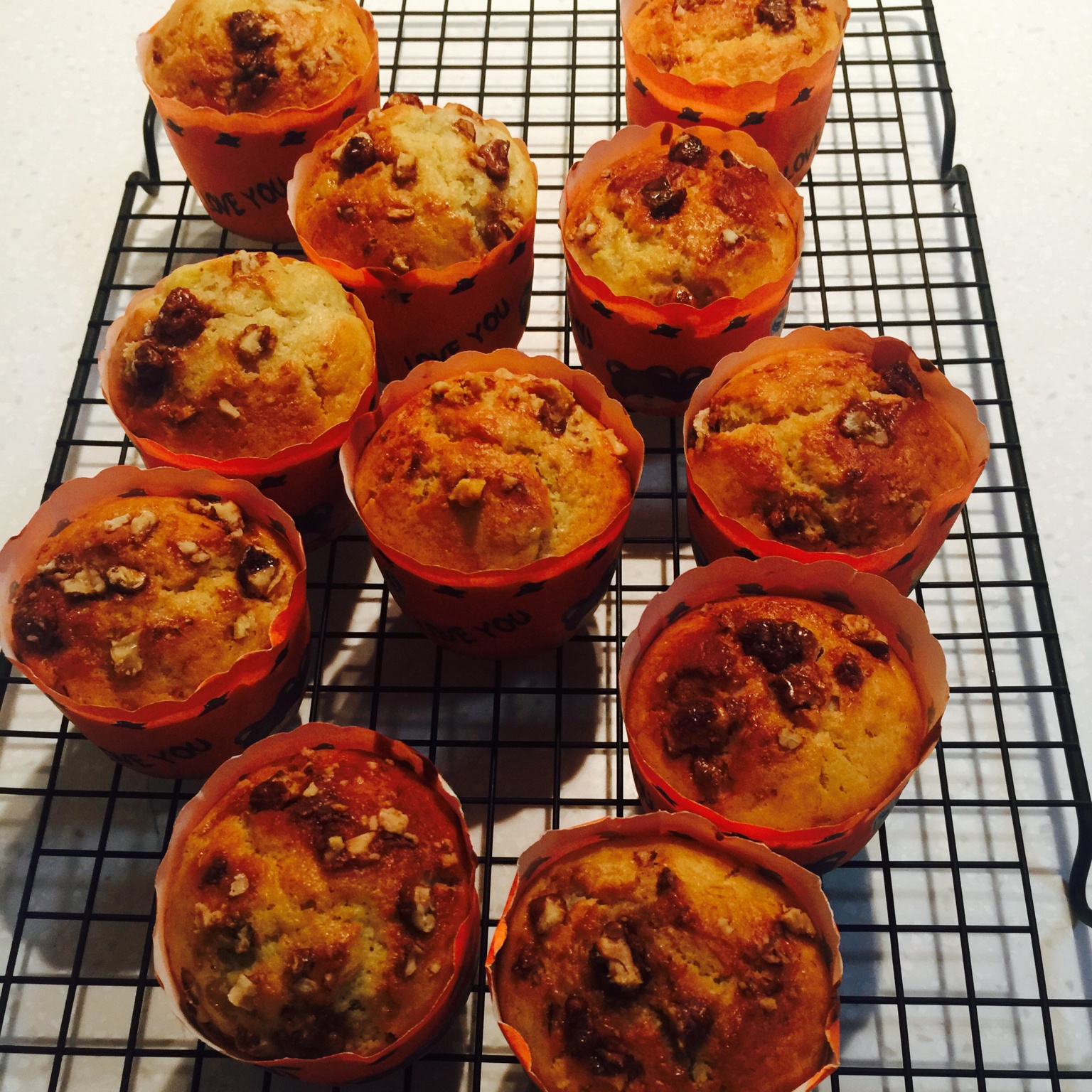 快手香蕉纸杯蛋糕