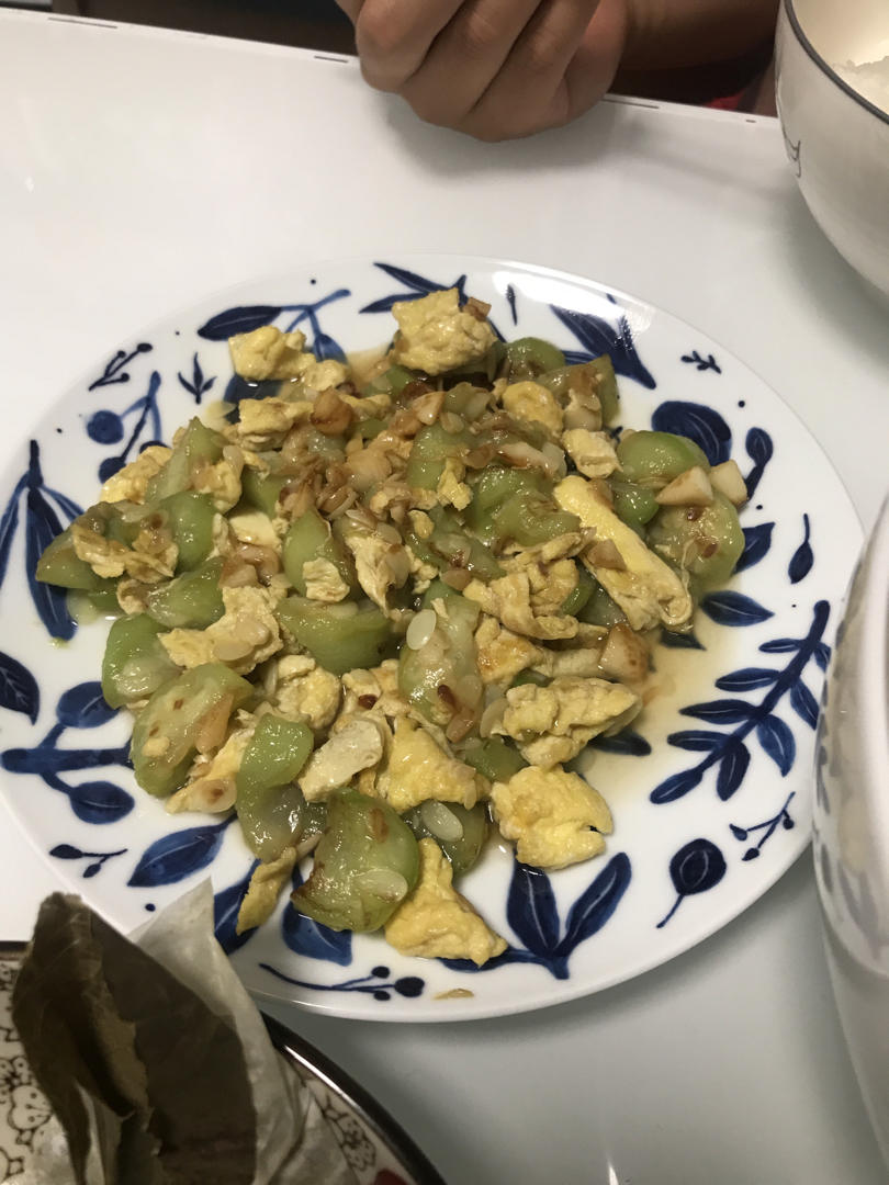 丝瓜炒鸡蛋