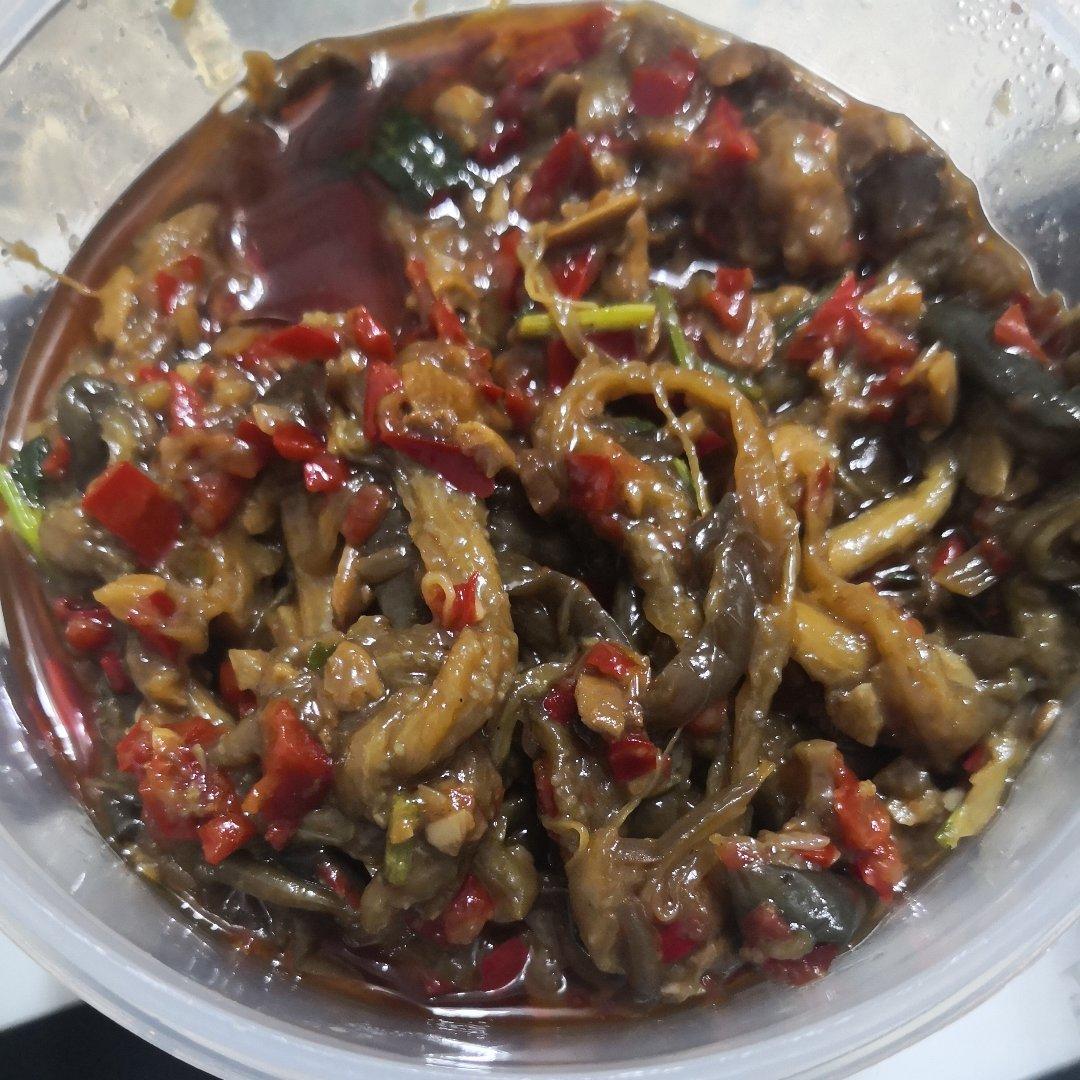 东北秋季下饭咸菜之辣茄子