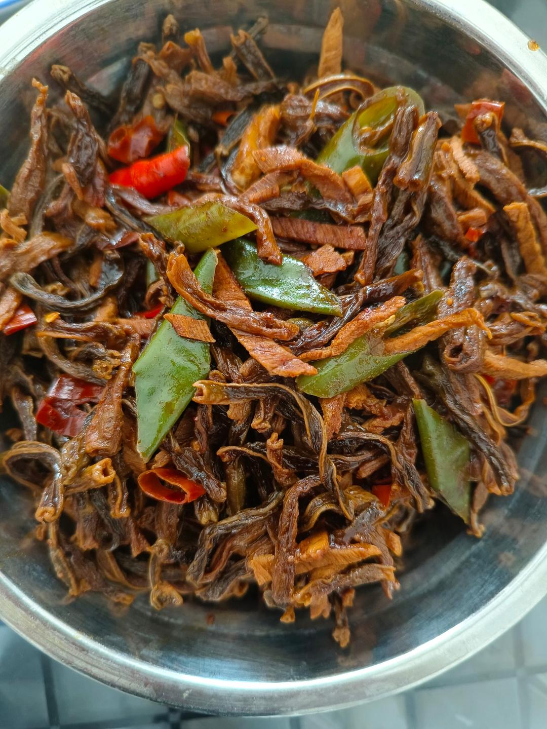 干豆角炒肉（香辣下饭）