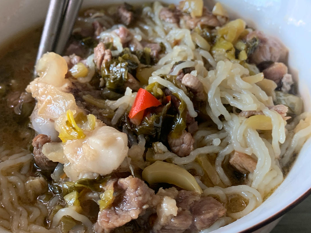 酸菜肉丝粉/面
