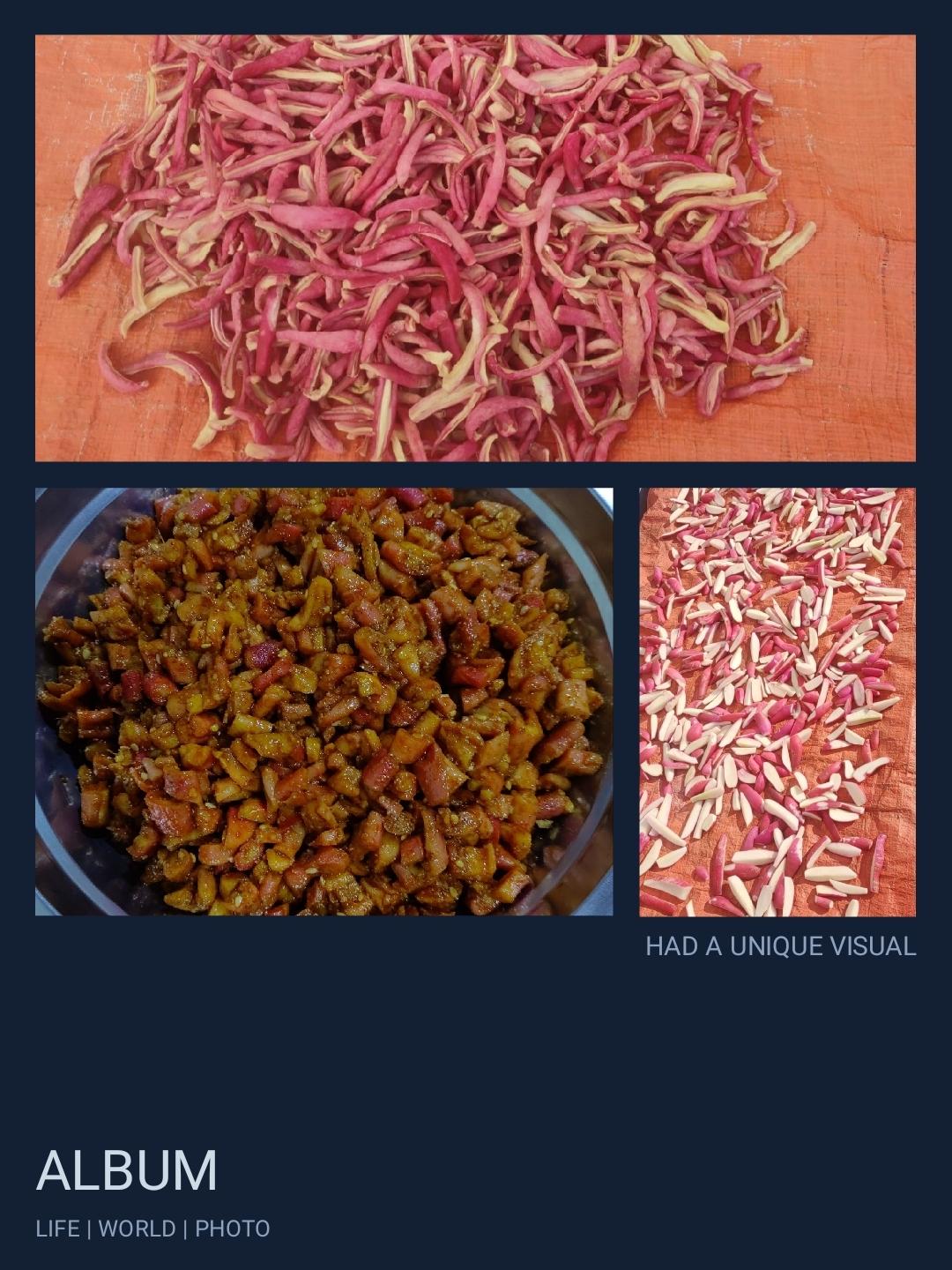 腌萝卜干---小时候的味道