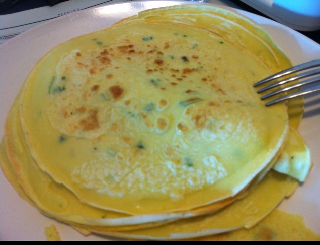 葱花鸡蛋饼