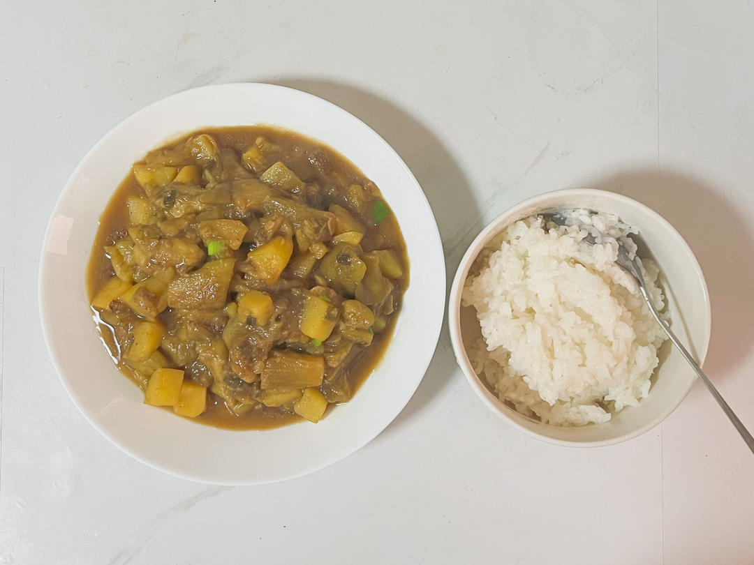 【超下饭】土豆炖茄子