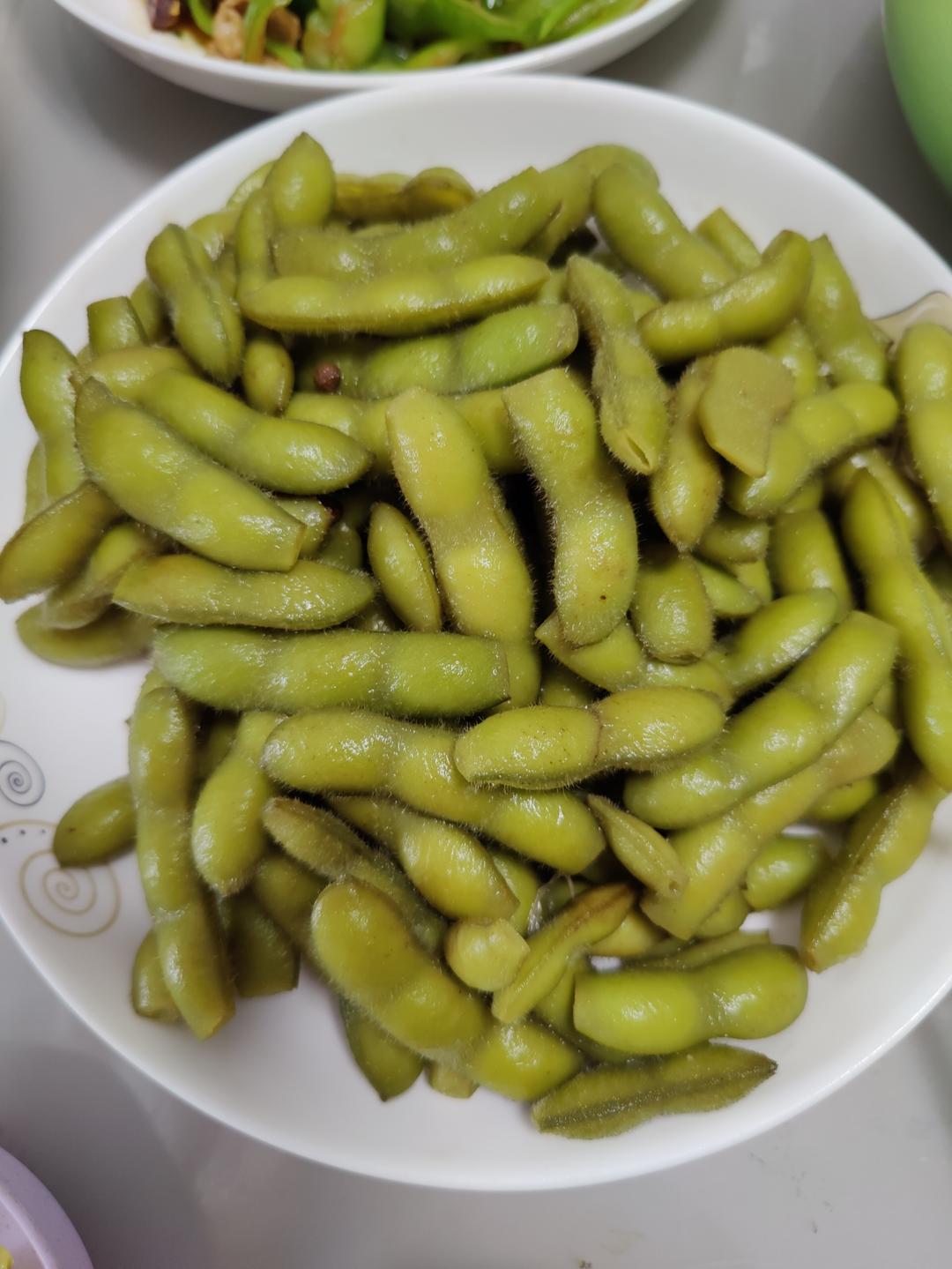 卤毛豆