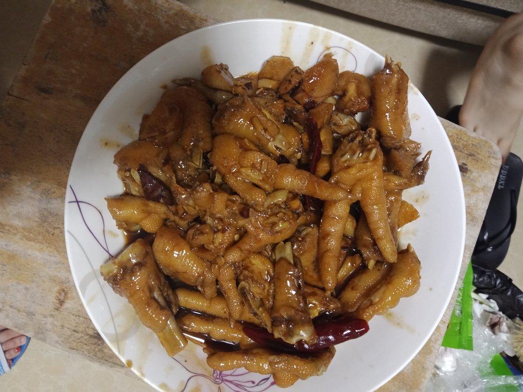香辣烧鸡爪