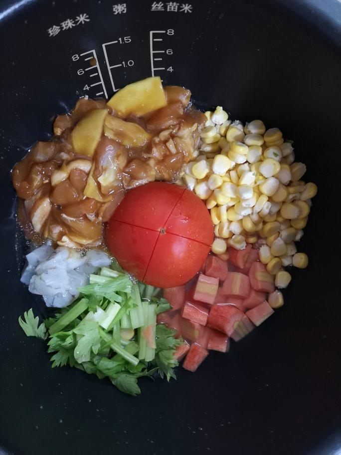 【电饭煲板栗鸡腿焖饭】