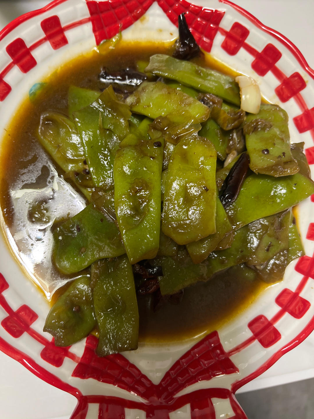 超级好做好吃的【素烧油豆角】