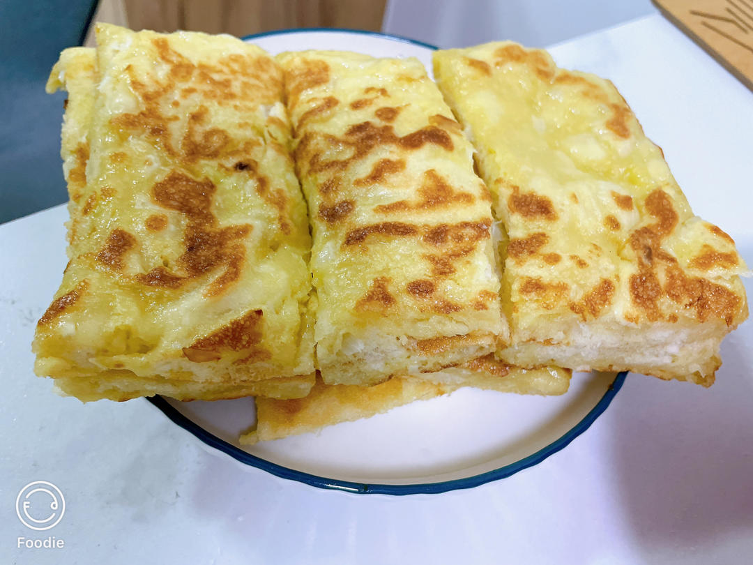 手不沾面做发面大饼