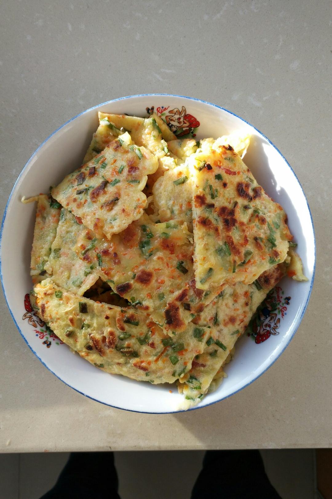 手机用户8722_0fsq做的鸡蛋菜饼