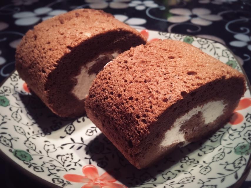 抹茶蜜豆蛋糕卷