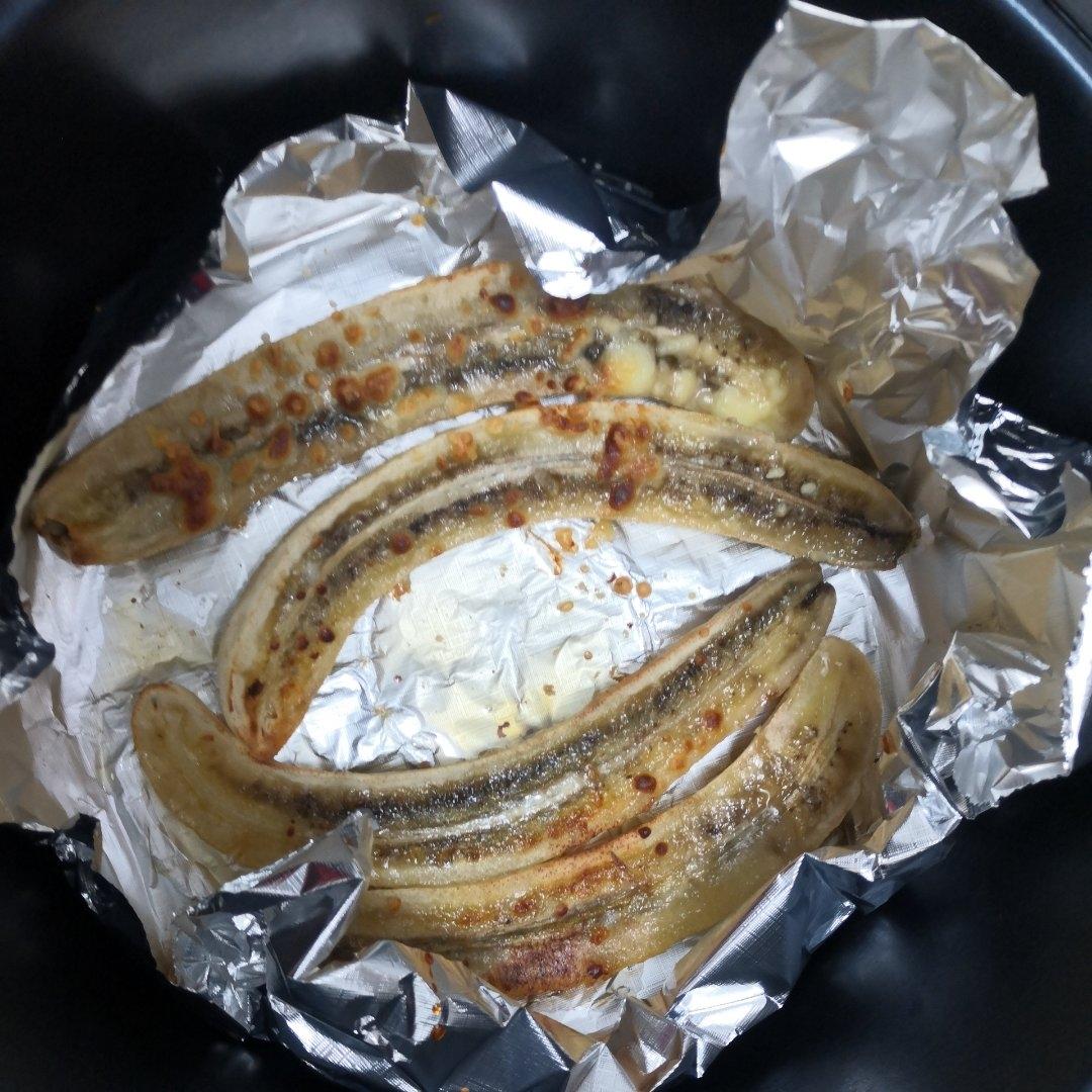 空气炸锅烤香蕉