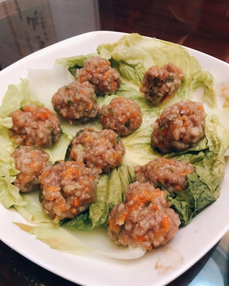红薯粉肉丸