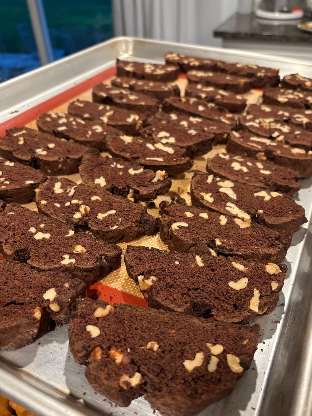 巧克力坚果意式脆饼