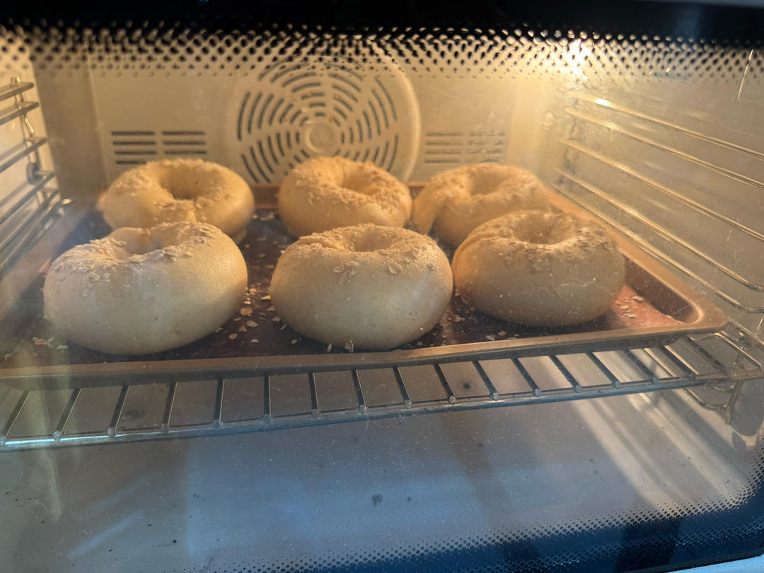 低糖无油燕麦贝果